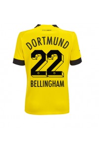 Borussia Dortmund Jude Bellingham #22 Voetbaltruitje Thuis tenue Dames 2022-23 Korte Mouw